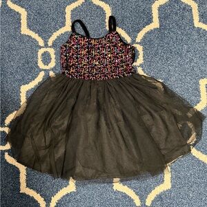 Gymboree Black and Multicolor Kids Dress